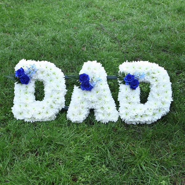 Picture of Blue Dad Sympathy Flowers