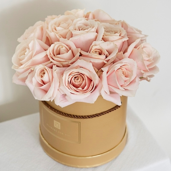 Picture of Soft Pink Rose Hatbox