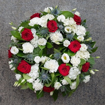 Red Rose Wreath