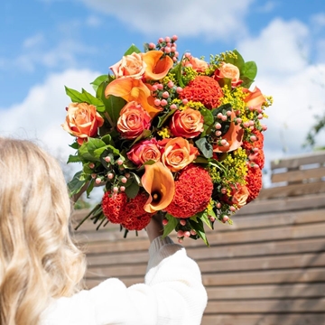 Picture of Orange Sunset Blossoms